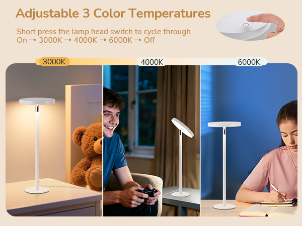 Adjustable 3 Color Temperature