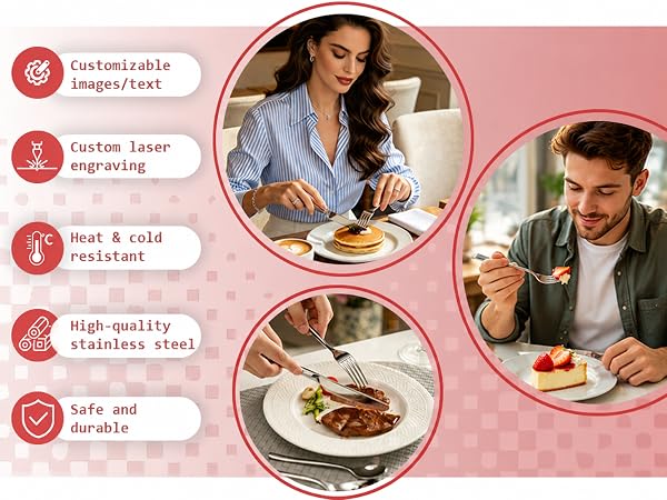 Premium Customizable Flatware for Every Meal