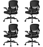 BESTFAIR Office Chair Ergonomic Desk Chair, Breathable Mesh Comfy Chair with Lumbar Support, Comp...