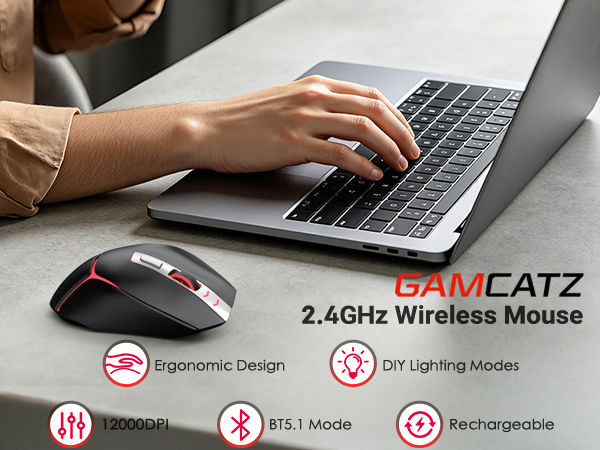 2.4G gaming wireless mouse