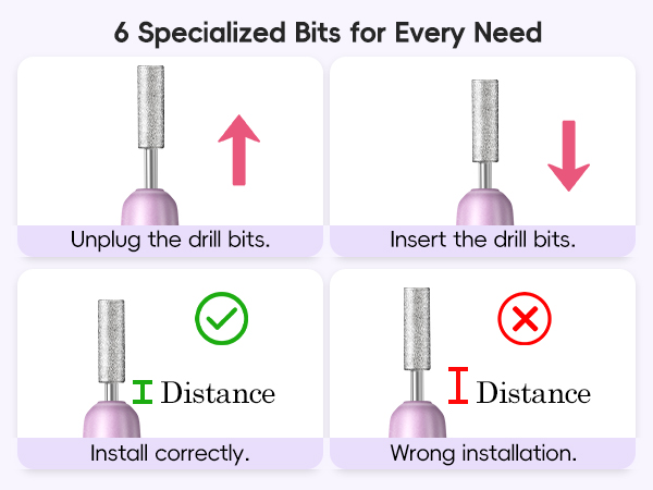 how to insert the bits correctly