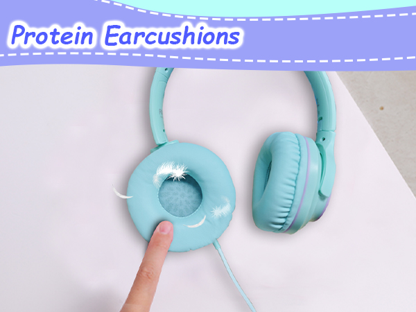 soft earcups headphones for kids