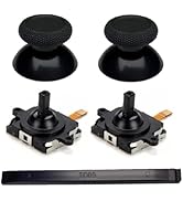 VicRole Replacement Joysticks + Thumbsticks Buttons for Meta Quest 3 Controller, Analog Stick Thu...
