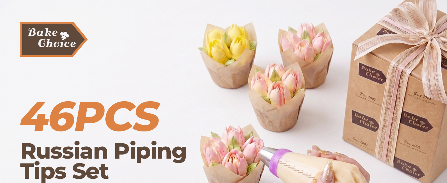 piping bags and tips set