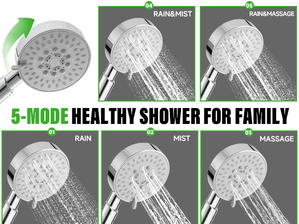 handheld shower head