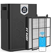 DAYETTE Smart Air Purifiers for Home Large Room, H14 Air Purifier with Washable Filters Up to 300...