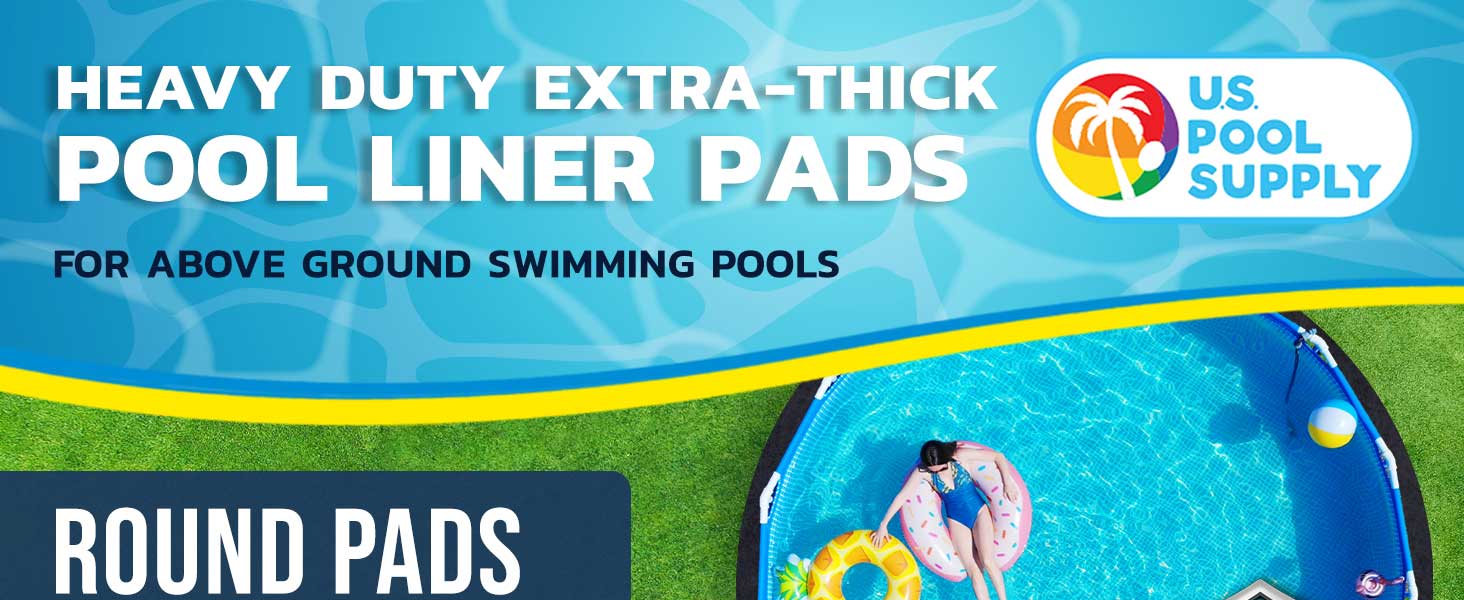 15 ft round liner pad for above ground pools – protects liner, prevents punctures