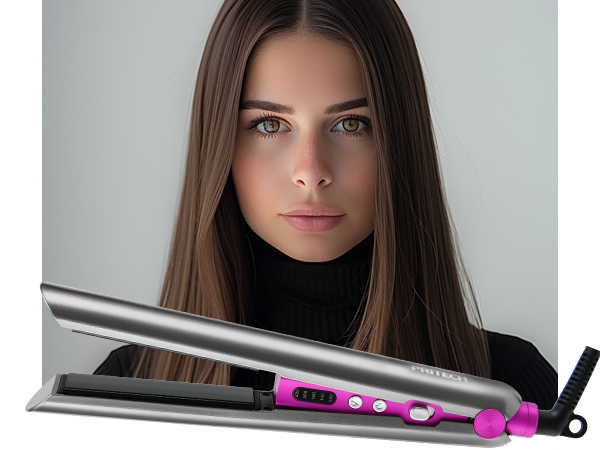 hair iron straightener and curler