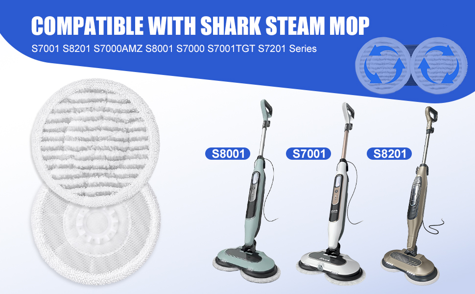 Shark Steam Mop Pads A+03