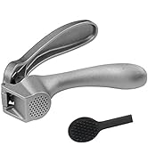 Garlic Press, Garlic Mincer Easy-squeeze Ergonomic Handle, Rust Proof, No Need To Peel, Professio...