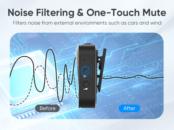 Moman C1 Wireless Lavalier Microphone