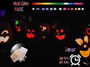 muti color pumpkin lights