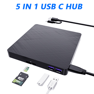 5 in 1 usb c hub for all devices