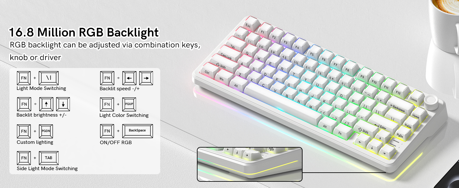16.8 Million RGB Backlight