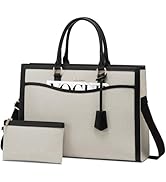 LOVEVOOK Laptop Tote Bag for Women, Office Work Bag Briefcase fit for 15.6 inch Laptop, Large Cap...