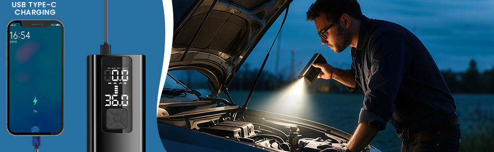 Tire Inflator Portable Air Compressor