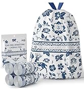 VOK 13 Gallon Trash Bags Drawstring, Leakproof Printed Tall Kitchen Garbage Bags, Tear-Resistant ...