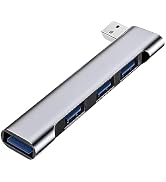 USB Hub,4-Port Mini USB 3.0 hub,Portable USB hub for Laptop,USB Expander for Laptop,PC,MacBook,Fl...