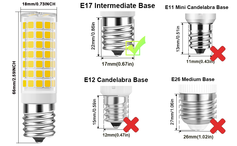led appliance bulb 60w led microwave light bulbs ceiling fan light bulbs