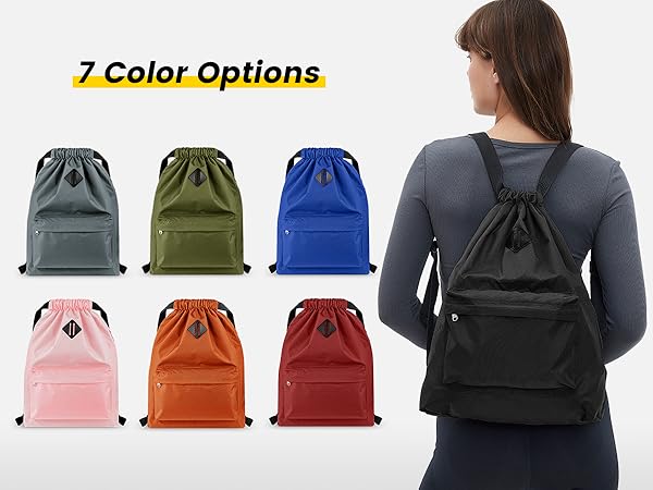 drawstring backpacks