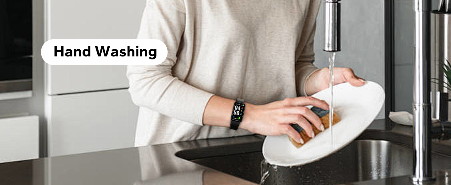 Waterproof for swimming, dishwashing, and daily life