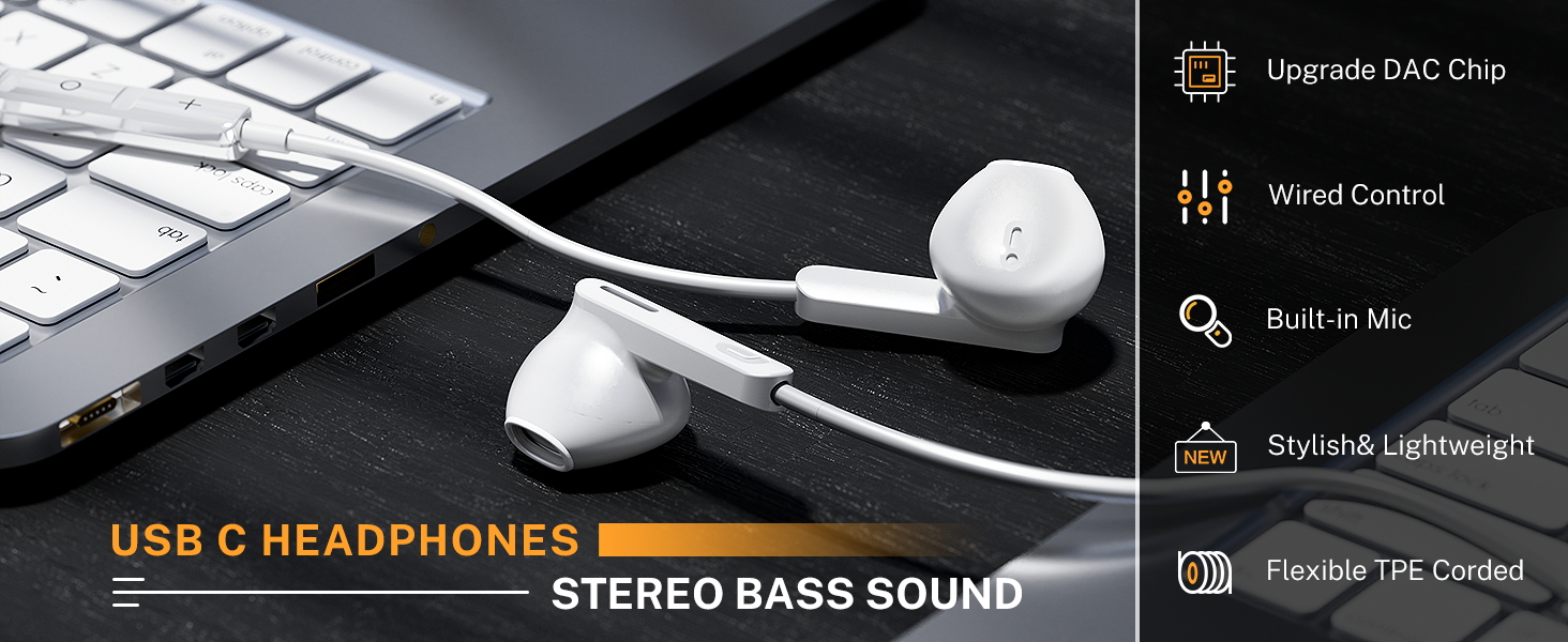 Digial Headphones USB C Jack