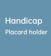 disabled parking card holder