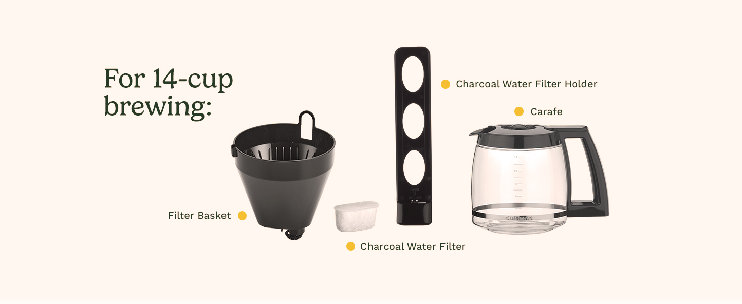 for 14 cup brewing