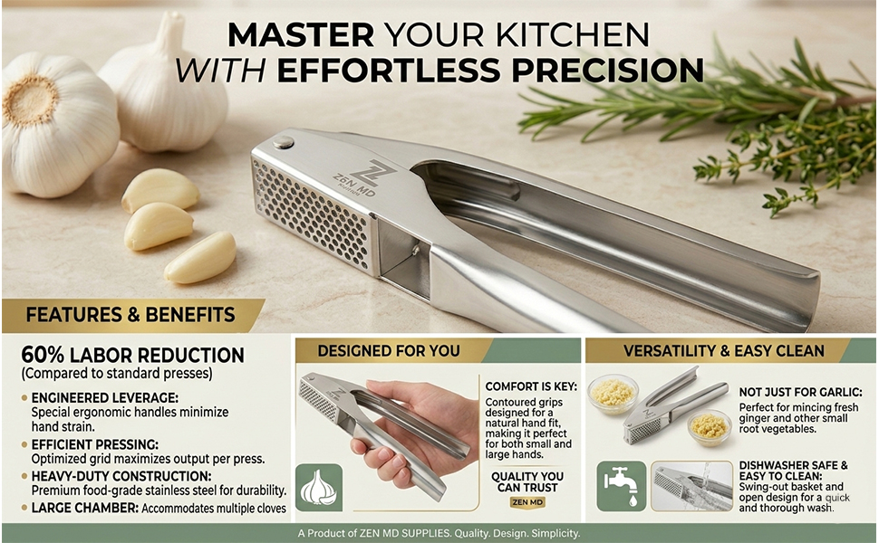 Garlic Press Benefits