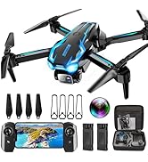 2K HD FPV Drone with Camera for Adults - Altitude Hold, One-Key Takeoff/Landing, 3 Speed Modes, H...