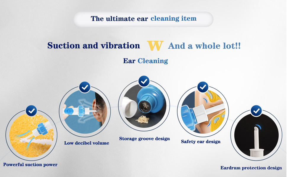 Vacuum Ear Wax Removal Tool