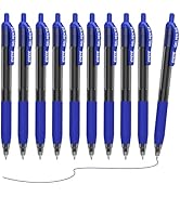 EYEYE G103 Retractable Gel Pens, 10 Pack Refillable &amp; Retractable Rolling Ball Gel Pens, 0.7mm Fi...