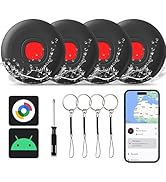 Bluetooth Smart Tags-4 Pack for Android, Smart Tags for Android, Google Certified/Works with Goog...