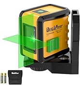 Self Leveling Laser Level,DEGLASERS 100ft Green Cross Line Laser Level,3 Brightness Adjustment,Ma...