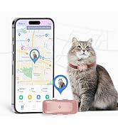 SEEWORLD Mini GPS Pet Tracker for Dogs Cats Waterproof Real-Time Location Tracker Virtual Fence 1...