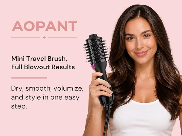 Dual Voltage Hair Dryer Brush