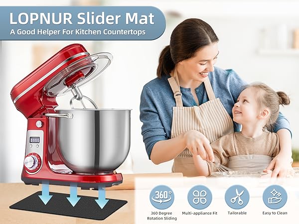 appliance slide mat for kitchen