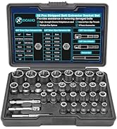 Doaho 32Pcs Bolt Extractor Socket Set,Stripped Nut &amp; Lug Removal Kit with 1/4