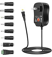 Belker 30W Universal 3V 4.5V 5V 6V 7.5V 9V 12V AC DC Adapter Power Supply for LED Light Strip Rou...