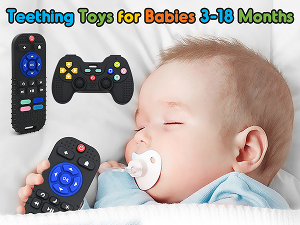 Baby Teething Relief Toys for 3 6 9 12 Months Essentials