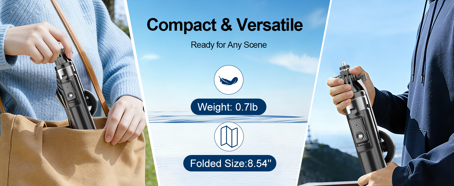 multifunctional portable selfie stick