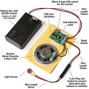 MP3 Recordable sound chip module arts and crafts model making voice sound effects message musical