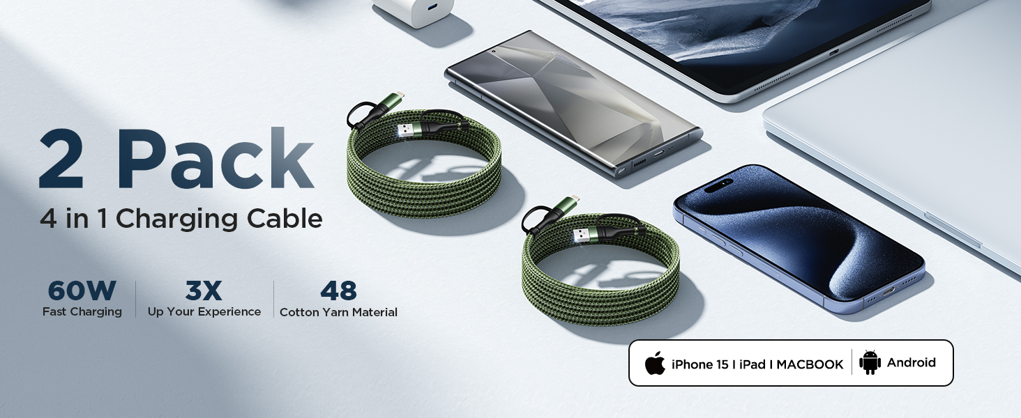 4 in 1 charging cable