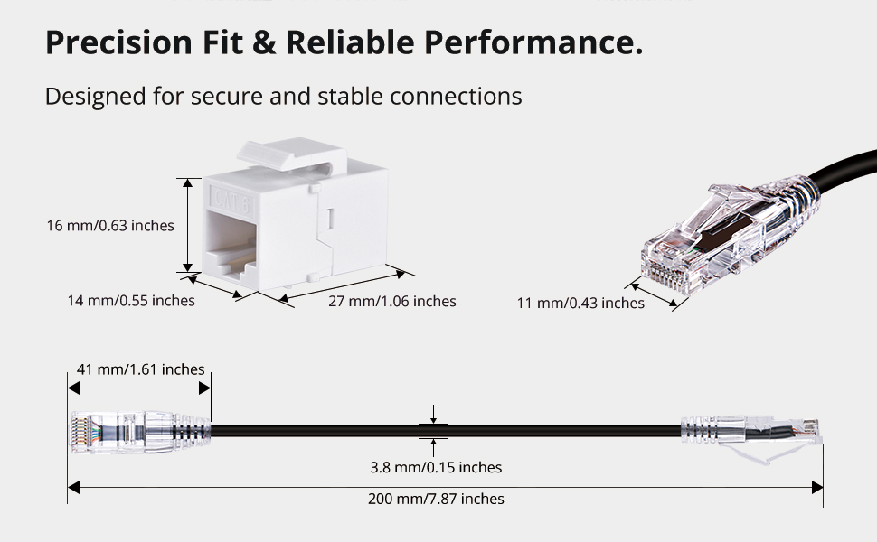 cat6 keystone jacks