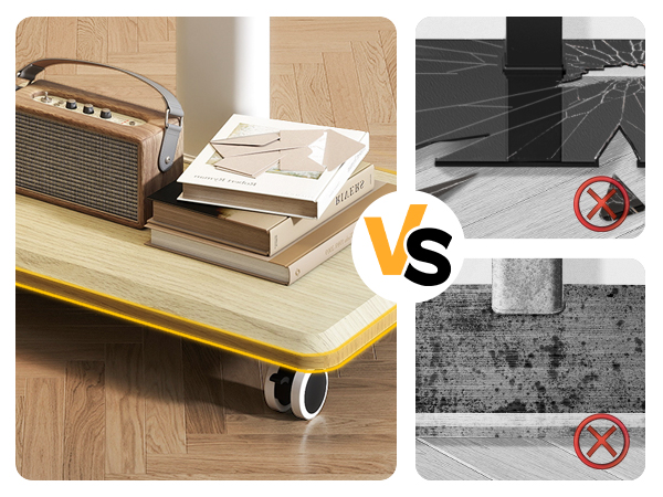 Rolling TV Stand