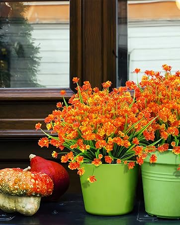 artificial flowers for outdoors