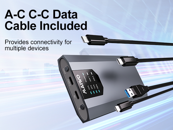 M.2 SSD Enclosure Cloner for NVMe &amp; SATA