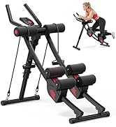 MERACH Ab Machine, Adjustable Ab Trainer Machine, AB Workout Equipment for Home Gym, Independent ...