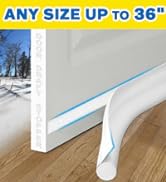 door draft stoppers for bottom doors