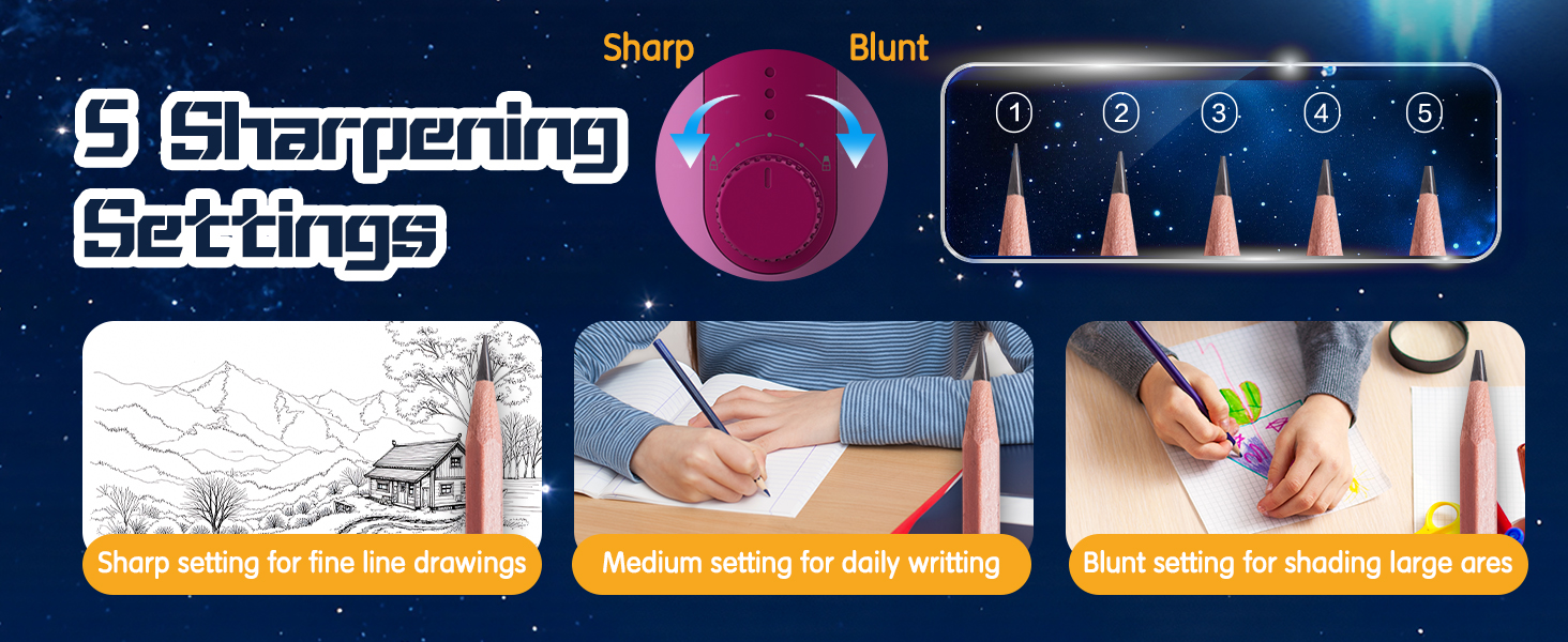 deli Electric Pencil Sharpener